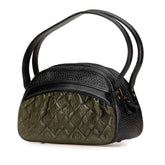 ルイ ヴィトン モノグラム ヴィエンナ クララ ハンドバッグ ショルダーバッグ M95107 ノワール ブラック カーキ レザー レディース LOUIS VUITTON 【中古】